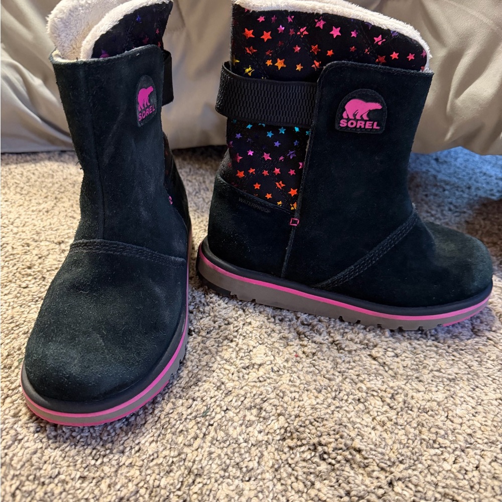 Youth's Rylee Faux Fur-Lined Waterproof Boots Sorel